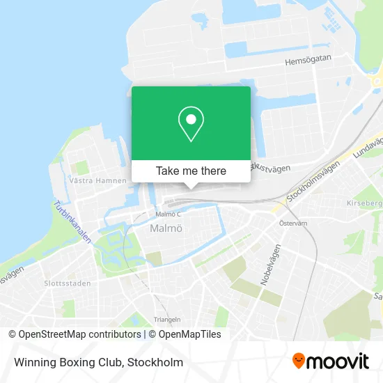 Winning Boxing Club map