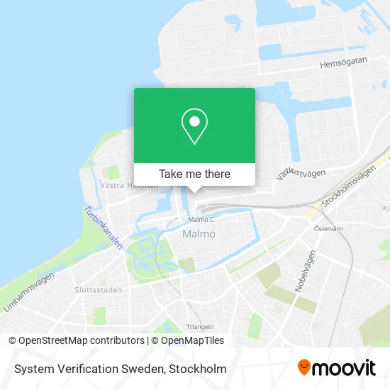 System Verification Sweden map