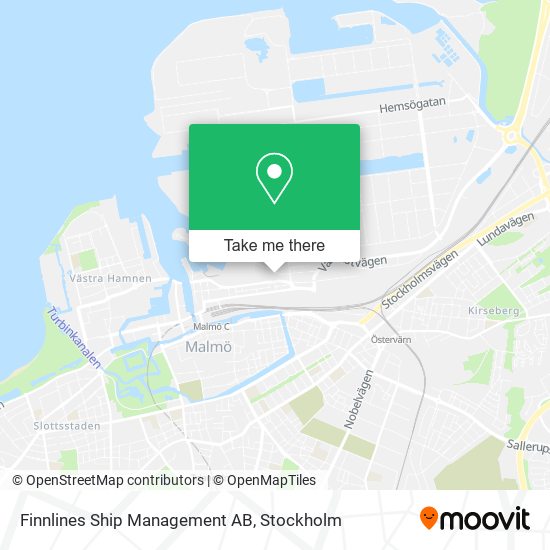 Finnlines Ship Management AB map