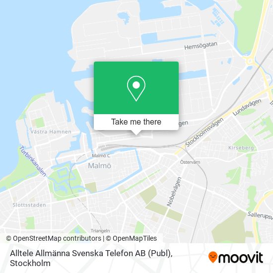 Alltele Allmänna Svenska Telefon AB (Publ) map