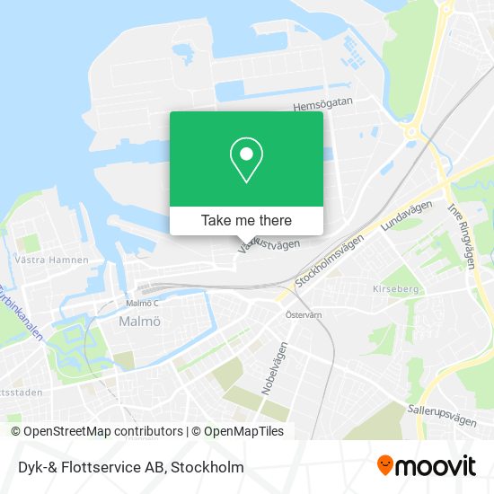 Dyk-& Flottservice AB map