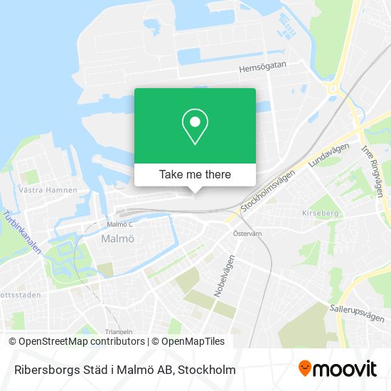 Ribersborgs Städ i Malmö AB map