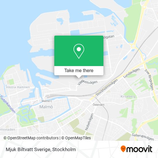 Mjuk Biltvatt Sverige map