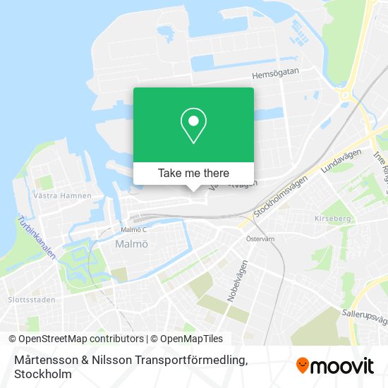 Mårtensson & Nilsson Transportförmedling map