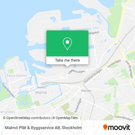 Malmö Plåt & Byggservice AB map