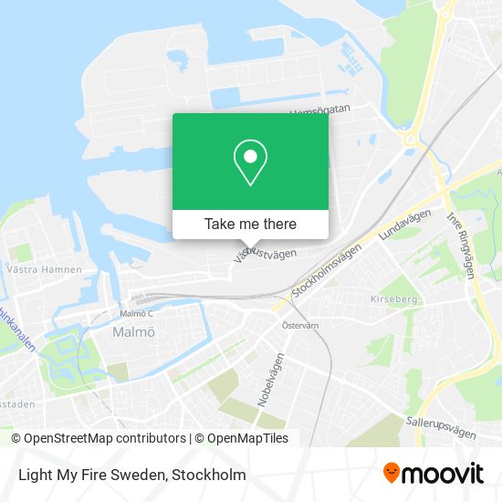 Light My Fire Sweden map