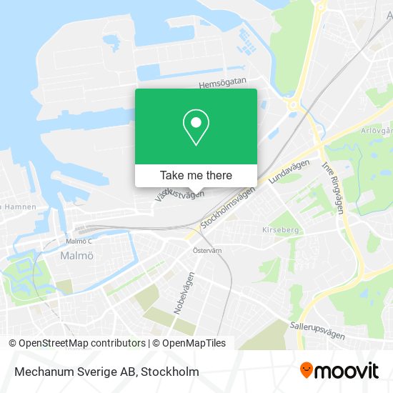 Mechanum Sverige AB map