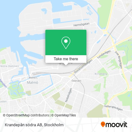 Krandepån södra AB map