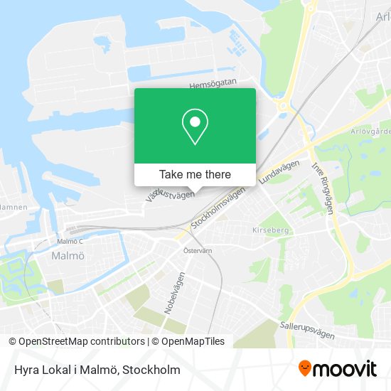 Hyra Lokal i Malmö map