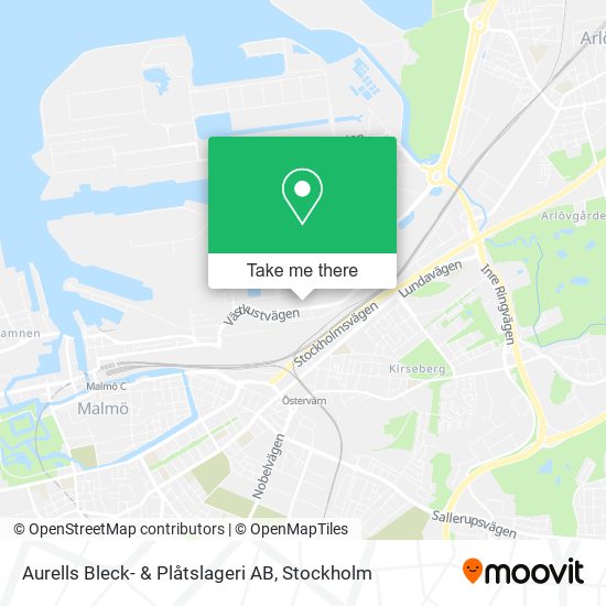 Aurells Bleck- & Plåtslageri AB map