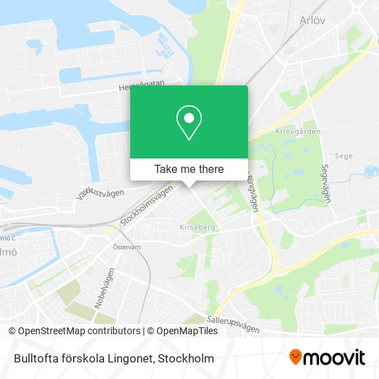 Bulltofta förskola Lingonet map