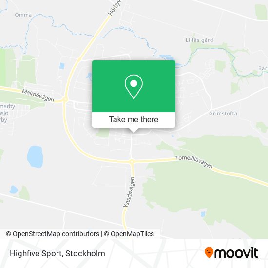 Highfive Sport map