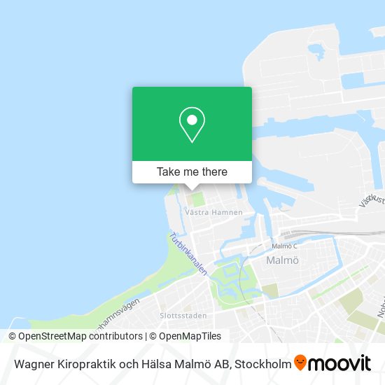 Wagner Kiropraktik och Hälsa Malmö AB map