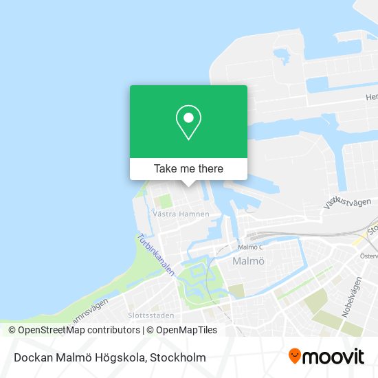 Dockan Malmö Högskola map