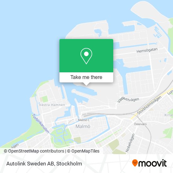 Autolink Sweden AB map