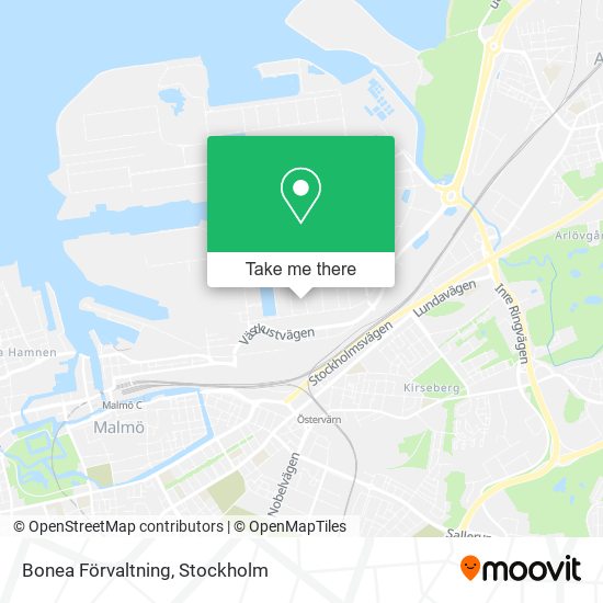 Bonea Förvaltning map