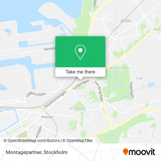 Montagepartner map