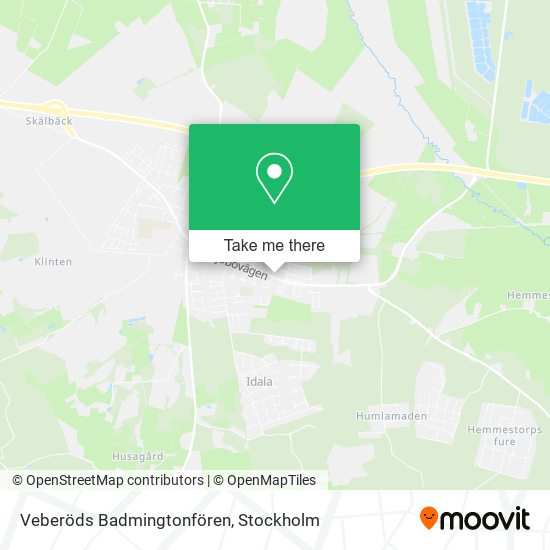 Veberöds Badmingtonfören map