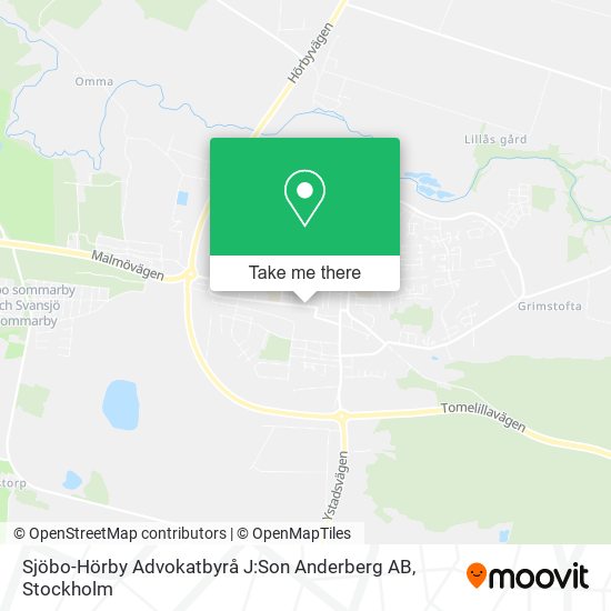 Sjöbo-Hörby Advokatbyrå J:Son Anderberg AB map