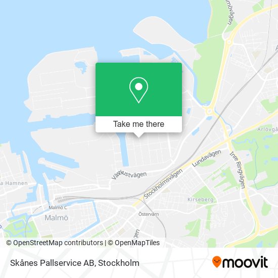 Skånes Pallservice AB map