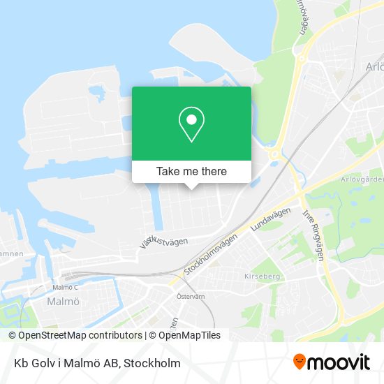 Kb Golv i Malmö AB map