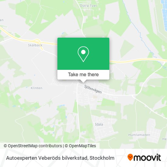 Autoexperten Veberöds bilverkstad map