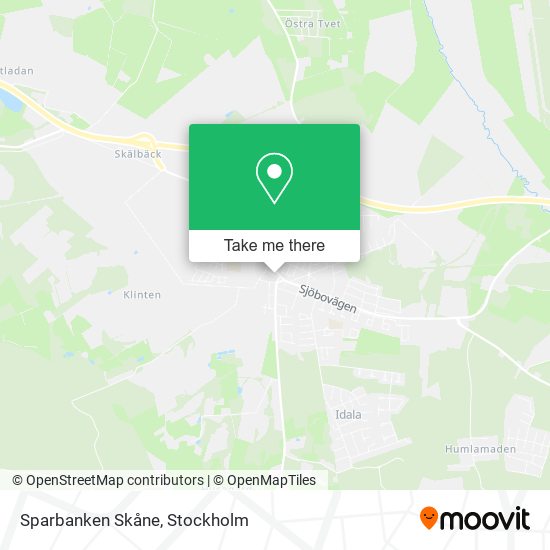 Sparbanken Skåne map