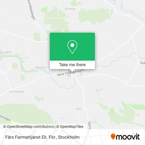 Färs Farmartjänst Ek. För. map