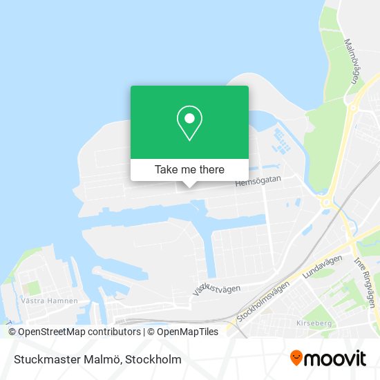 Stuckmaster Malmö map