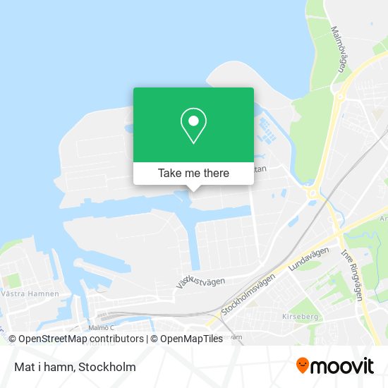 Mat i hamn map