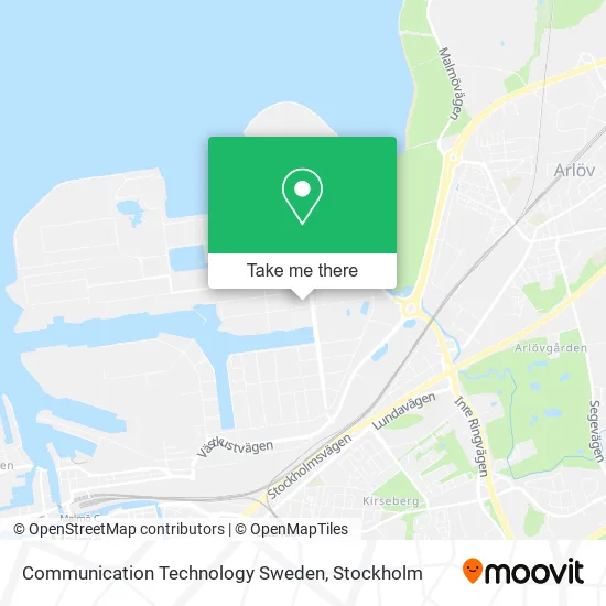 Communication Technology Sweden map