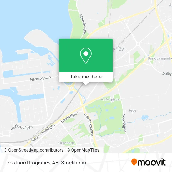 Postnord Logistics AB map