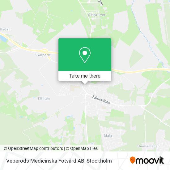 Veberöds Medicinska Fotvård AB map