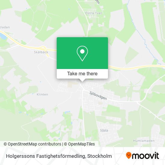 Holgerssons Fastighetsförmedling map