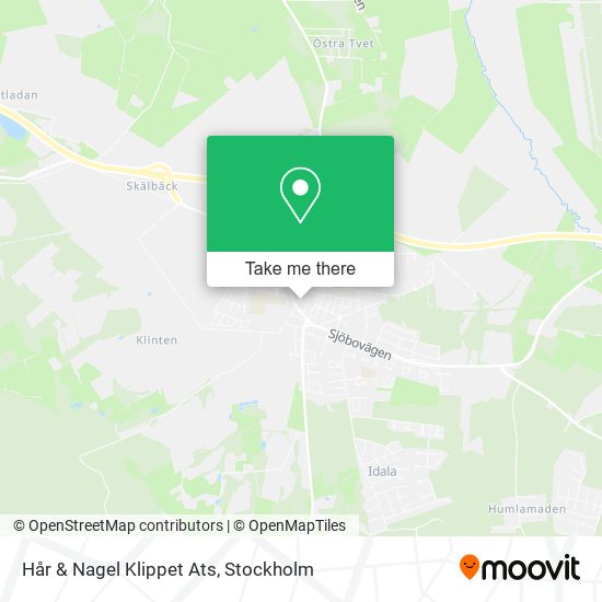 Hår & Nagel Klippet Ats map