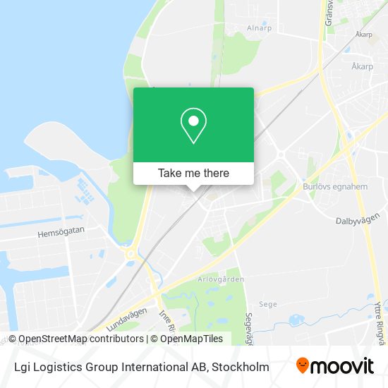 Lgi Logistics Group International AB map