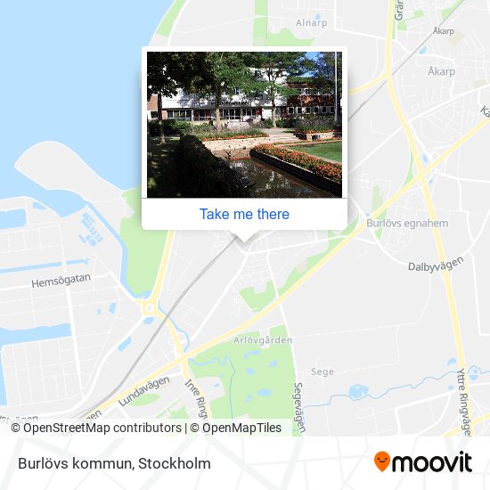 Burlövs kommun map