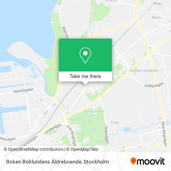 Boken Boklundens Äldreboende map