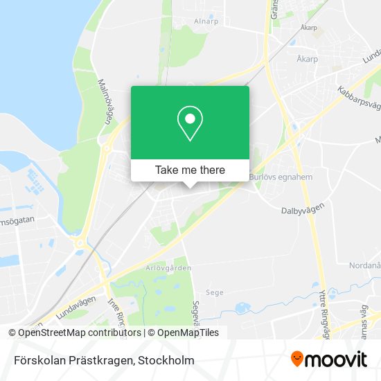 Förskolan Prästkragen map