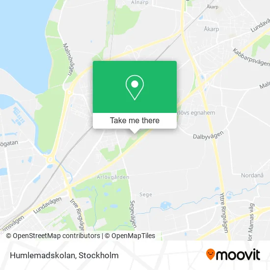 Humlemadskolan map