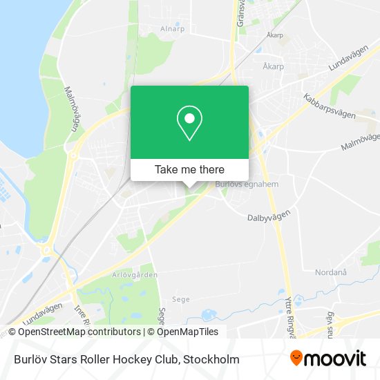 Burlöv Stars Roller Hockey Club map