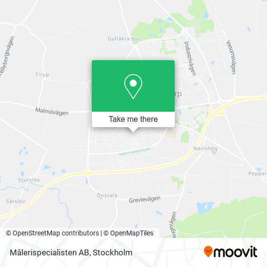 Målerispecialisten AB map