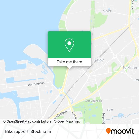 Bikesupport map