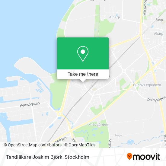 Tandläkare Joakim Björk map