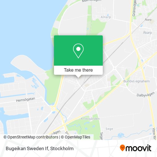 Bugeikan Sweden If map