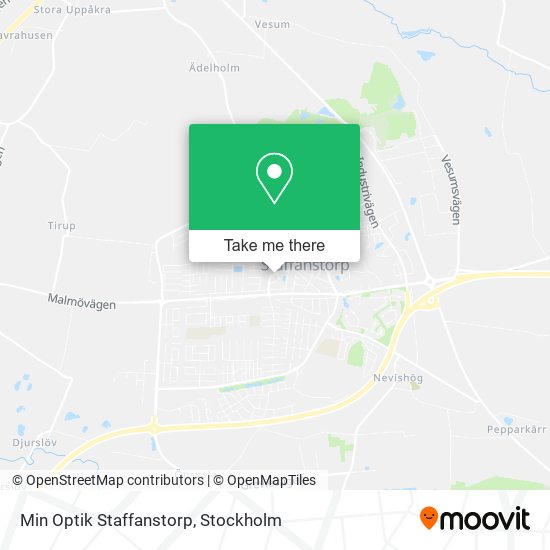 Min Optik Staffanstorp map