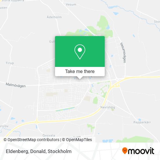 Eldenberg, Donald map