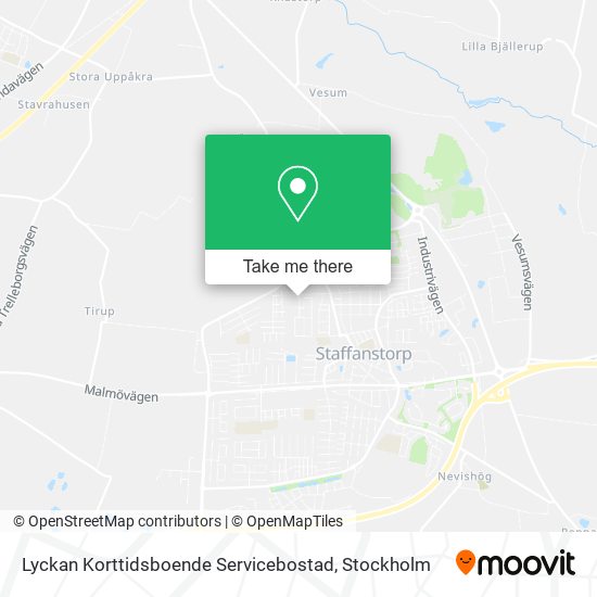 Lyckan Korttidsboende Servicebostad map
