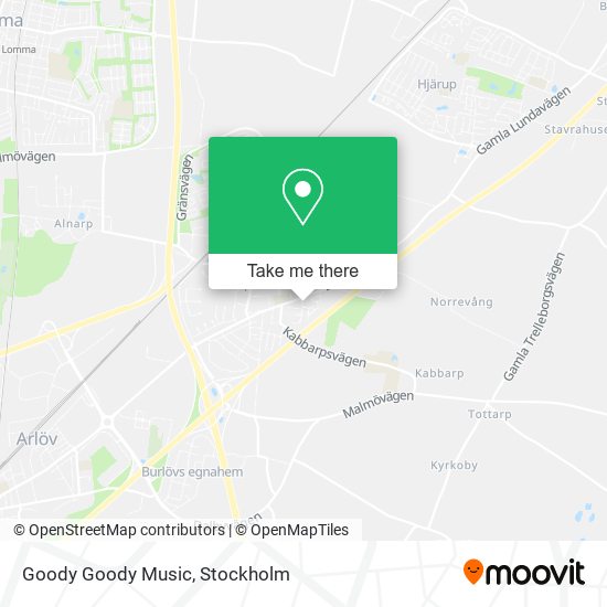 Goody Goody Music map