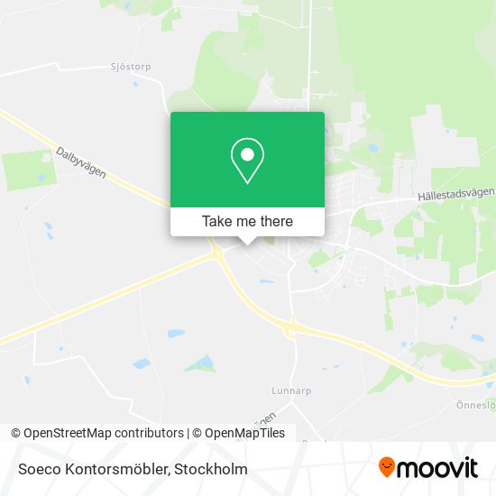 Soeco Kontorsmöbler map